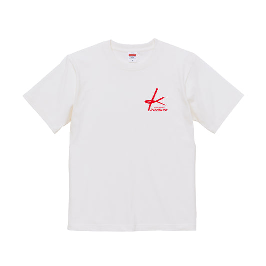 キザクラ オリジナルTシャツ 001.手書きロゴ