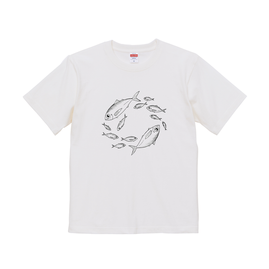 アルカジック オリジナルTシャツ 004.お魚